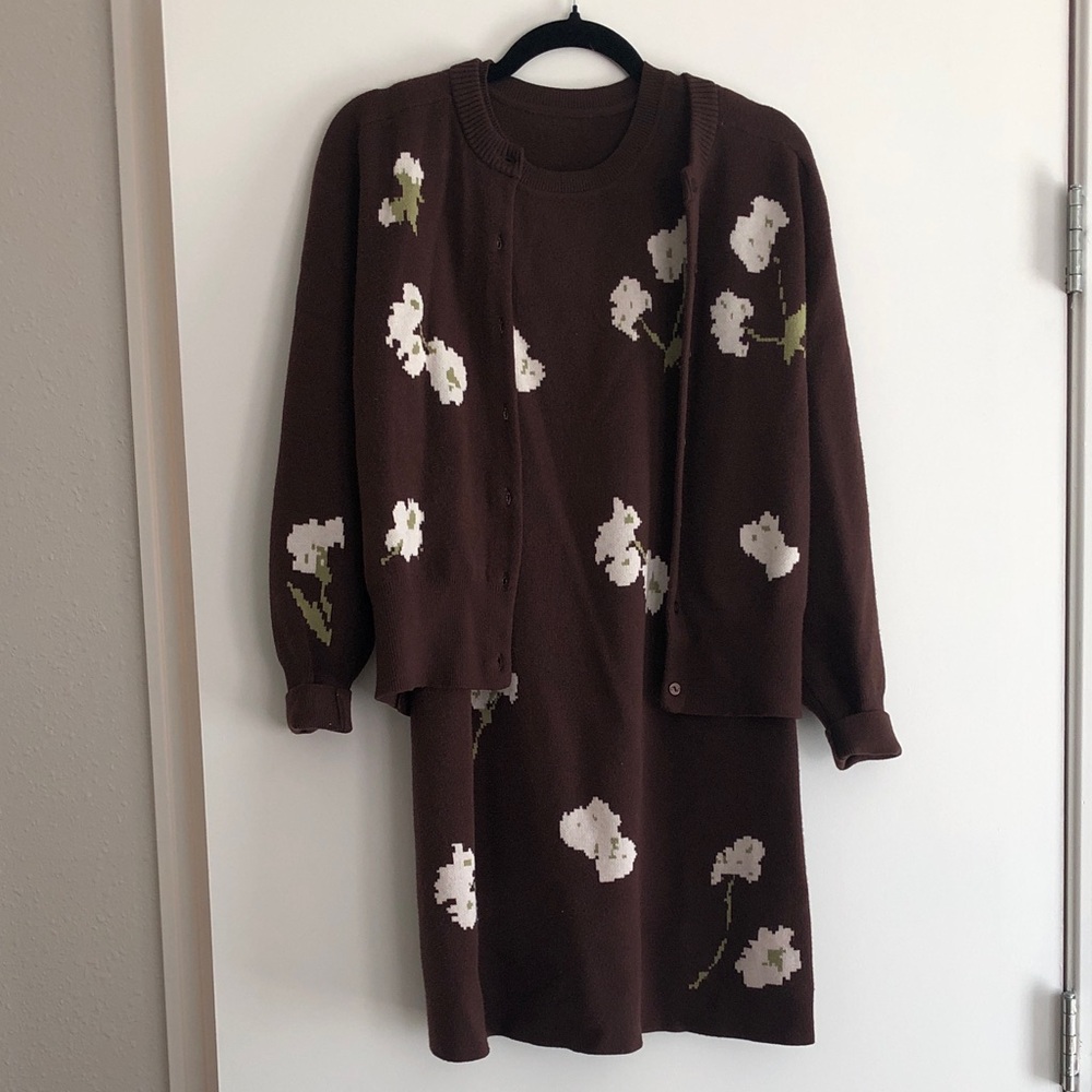 Free Assembly Women's Sweater Sz S and Sleeveless Mini Sweater Dress Sz M